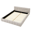 Modern Platform Bed Frame With Thick Fabric by Unique Piece Furniture