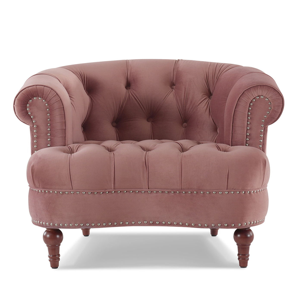 La Rosa - Victorian Tufted Upholstered Accent Chair, photo 29 of 37