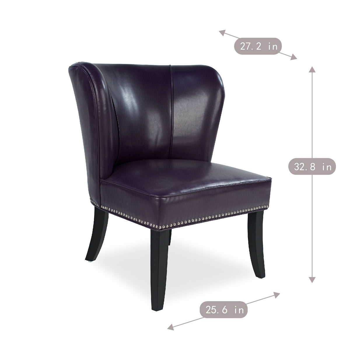 Accent Chair For Living Room - Purple, photo 7 of 10