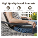 73.4" Wide Outdoor Wicker Sofa