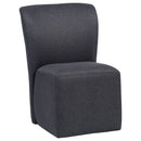 Jaelynn Upholstered Parsons Dining Side Chair Charcoal (Set of 2)