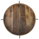 Cowper - Round End Table - Natural by HouseOfZazla