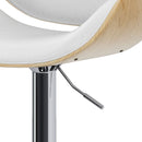 Marana - Handcrafted Bentwood Adjustable Swivel Bar Stool by HouseOfZazla