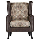 Elmbrook 3-piece Upholstered Rolled Arm Sofa Set Brown