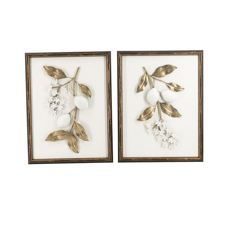 Set of 2 Distressed Brown Frame Decorative Accessories, photo 3 of 10