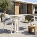 Luna Outdoor Club Chair Set of 2