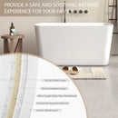 49'' Acrylic Freestanding Soaking Bathtub, Square-Shape Japanese Soaking Hot Tub, Sit-In Design With Chrome Overflow And Drain For Express Delivery 23Amazing-49 (W1920P179228) - Glossy White by HouseOfZazla