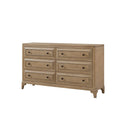 6 Drawer Dresser - Sand - Wood by HouseOfZazla