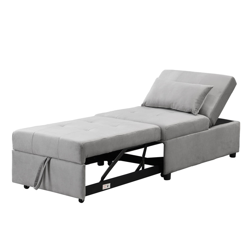 Versatile Folding Ottoman Sofa Bed Multifunctional Space Saver, photo 12 of 19