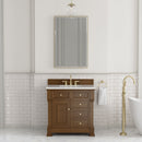 James Martin Brookfield 36" Single Bathroom Vanity, Honey Oak