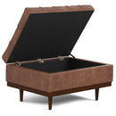 Mariah - Upholstered Lift Top Table Storage Ottoman by HouseOfZazla
