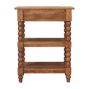 Solid Wood Barley Twist Side Table