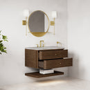 James Martin Allamari 36" Floating Single Bathroom Vanity, Sable
