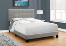 Transitional Upholstered Bed Frame by HouseOfZazla