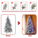 5FT PE+PVC Flocked Artificial Christmas Tree
