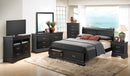 Upholstered Panel Sleigh Bed Design by Unique Piece Furniture