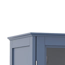 Minimalist Buffet Cabinet With Double Glass Doors And Drawer by HouseOfZazla