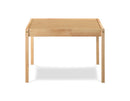 Della - 3 Piece Solid Wood Kids Table & Two Chair Set - Natural