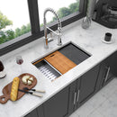 Workstation Kitchen Sink, Single Bowl Undermount by HouseOfZazla
