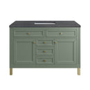 James Martin Chicago 48" Single Bathroom Vanity, Smokey Celadon