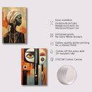 GobekUsa "African Abstract Wall Art Set - 3 Pieces"