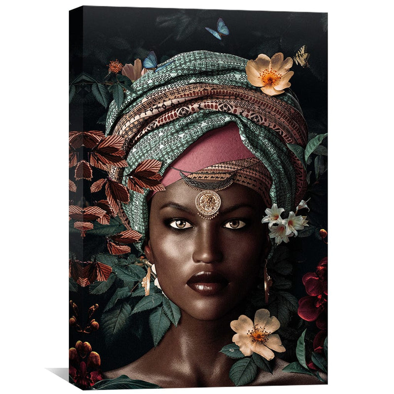 African Woman Canvas