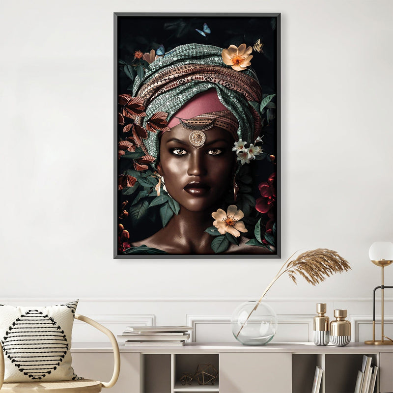 African Woman Canvas