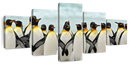 Waddle Of Penguins Wall Art
