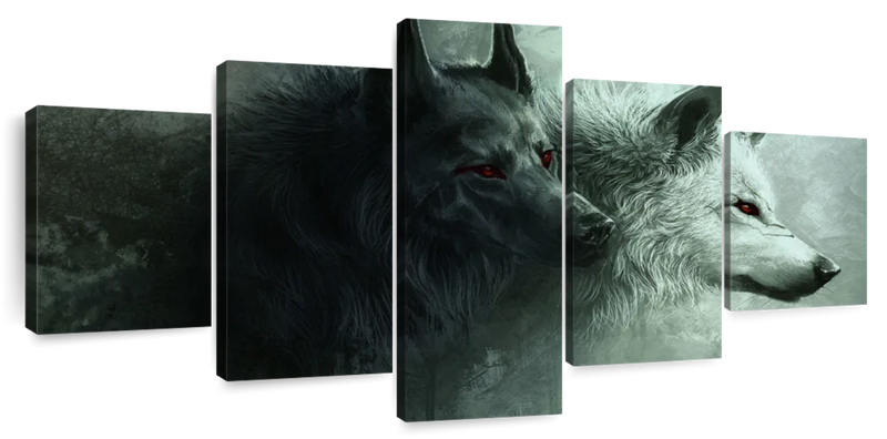 Sinister Wolves Wall Art