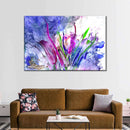 Abstract Flower Wall Art