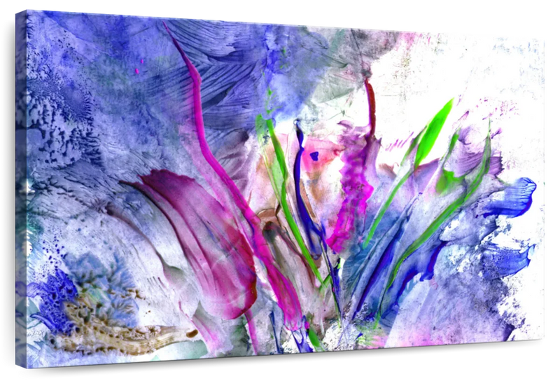 Abstract Flower Wall Art