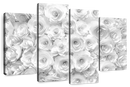White Roses Wall Art