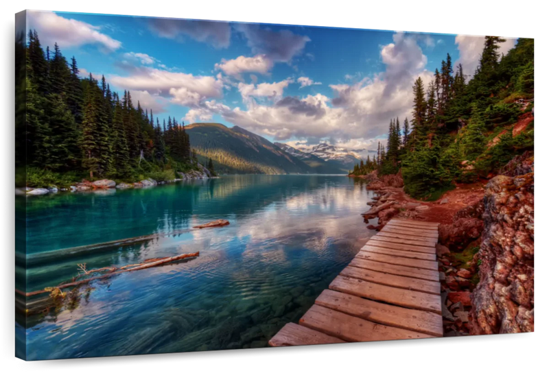 Lake Walkway Wall Art