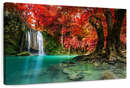 Red Waterfall Wall Art