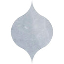 Bardiglio Light Honed Winter Leaf Waterjet Marble Waterjet Mosaics 4 7/8x6 13/16