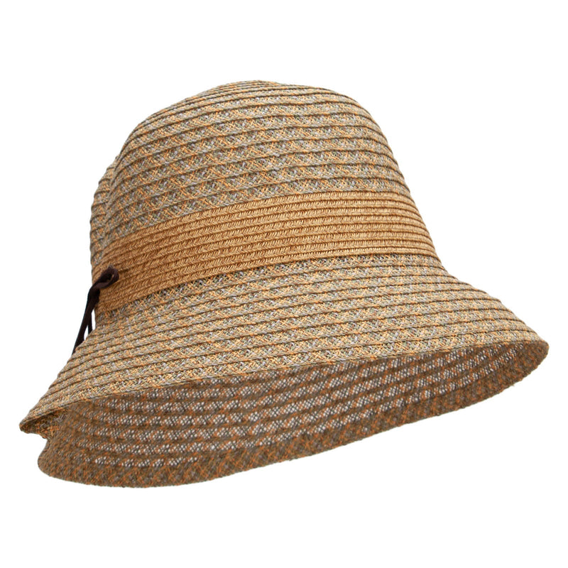 Women's 2.5" Folded Brim bow accent Bucket Hat