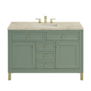 James Martin Chicago 48" Single Bathroom Vanity, Smokey Celadon