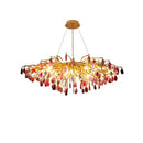 GobekUsa Agate Designer LED Chandelier for Dining & Foyer Room