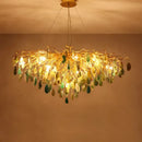 GobekUsa Agate Designer LED Chandelier for Dining & Foyer Room