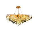 GobekUsa Agate Designer LED Chandelier for Dining & Foyer Room