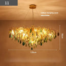 GobekUsa Agate Designer LED Chandelier for Dining & Foyer Room