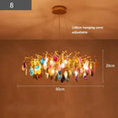 GobekUsa Agate Designer LED Chandelier for Dining & Foyer Room