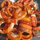 Agate Ring Choose Crystal Type