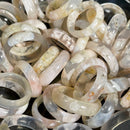 Agate Ring Choose Crystal Type