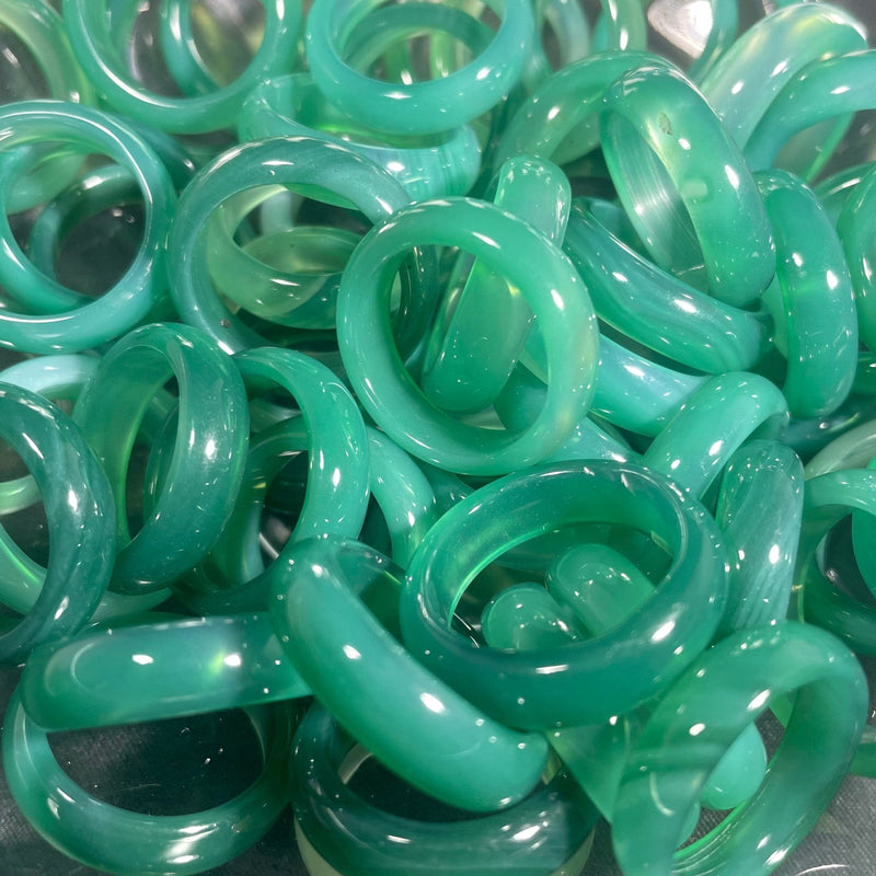 Agate Ring Choose Crystal Type