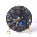 GobekUsa Agate Stone Gold Digital Clock for Home Decoration