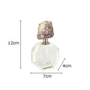 GobekUsa Gold-plated Agate Stone Perfume Bottle for Aromatherapy Essential Oils