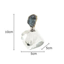 GobekUsa Gold-plated Agate Stone Perfume Bottle for Aromatherapy Essential Oils