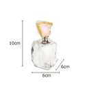 GobekUsa Gold-plated Agate Stone Perfume Bottle for Aromatherapy Essential Oils