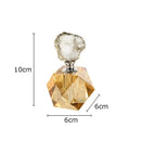 GobekUsa Gold-plated Agate Stone Perfume Bottle for Aromatherapy Essential Oils